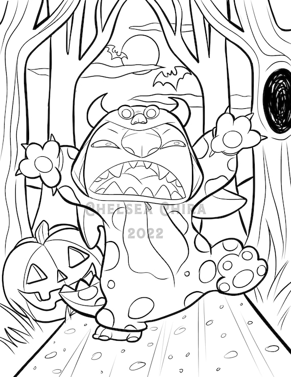 154+ Stitch Coloring Printable 57