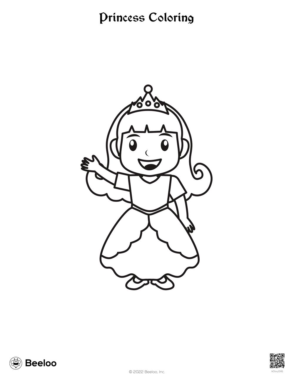 155 Princess Coloring Worksheets FREE Printable 10