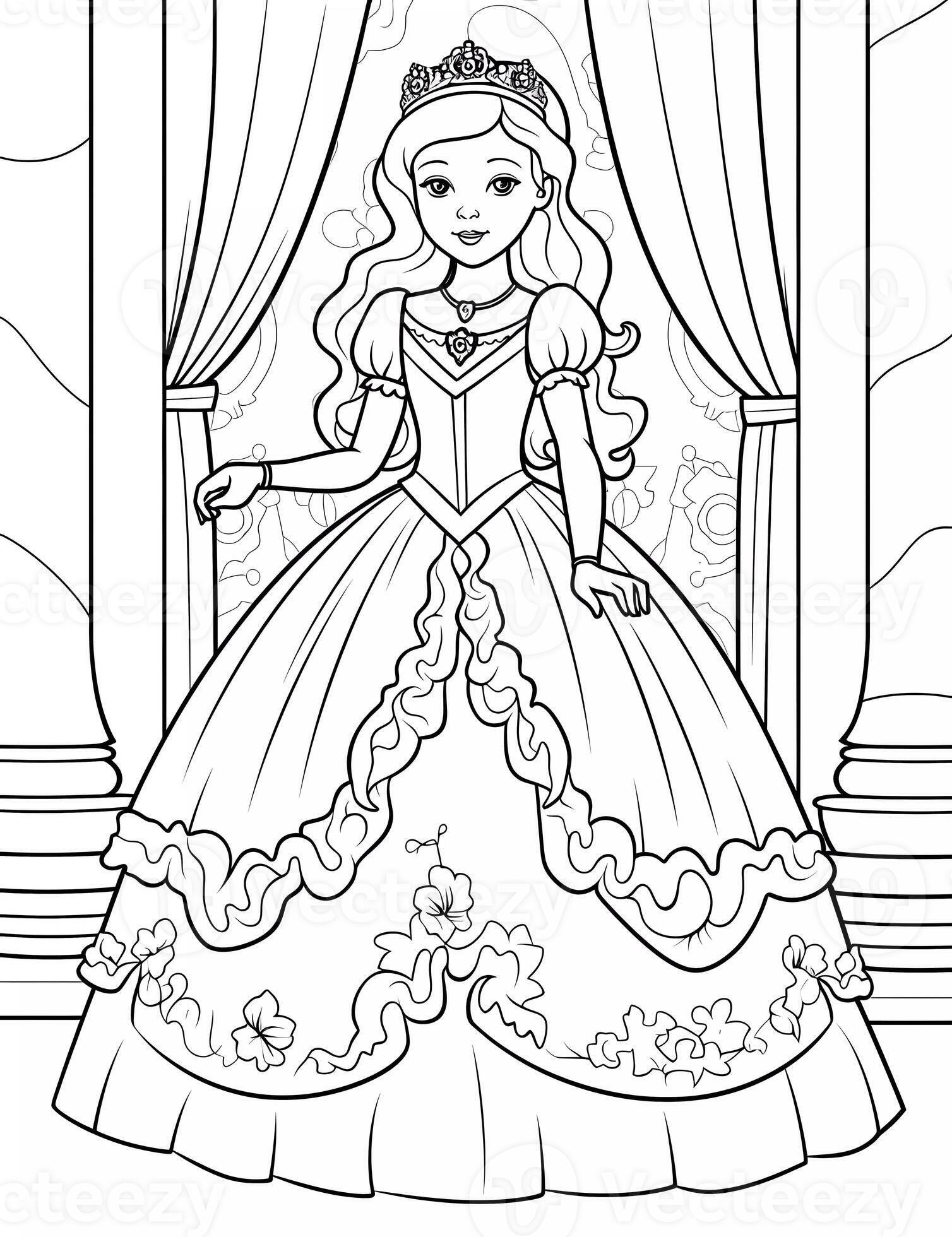 155 Princess Coloring Worksheets FREE Printable 103