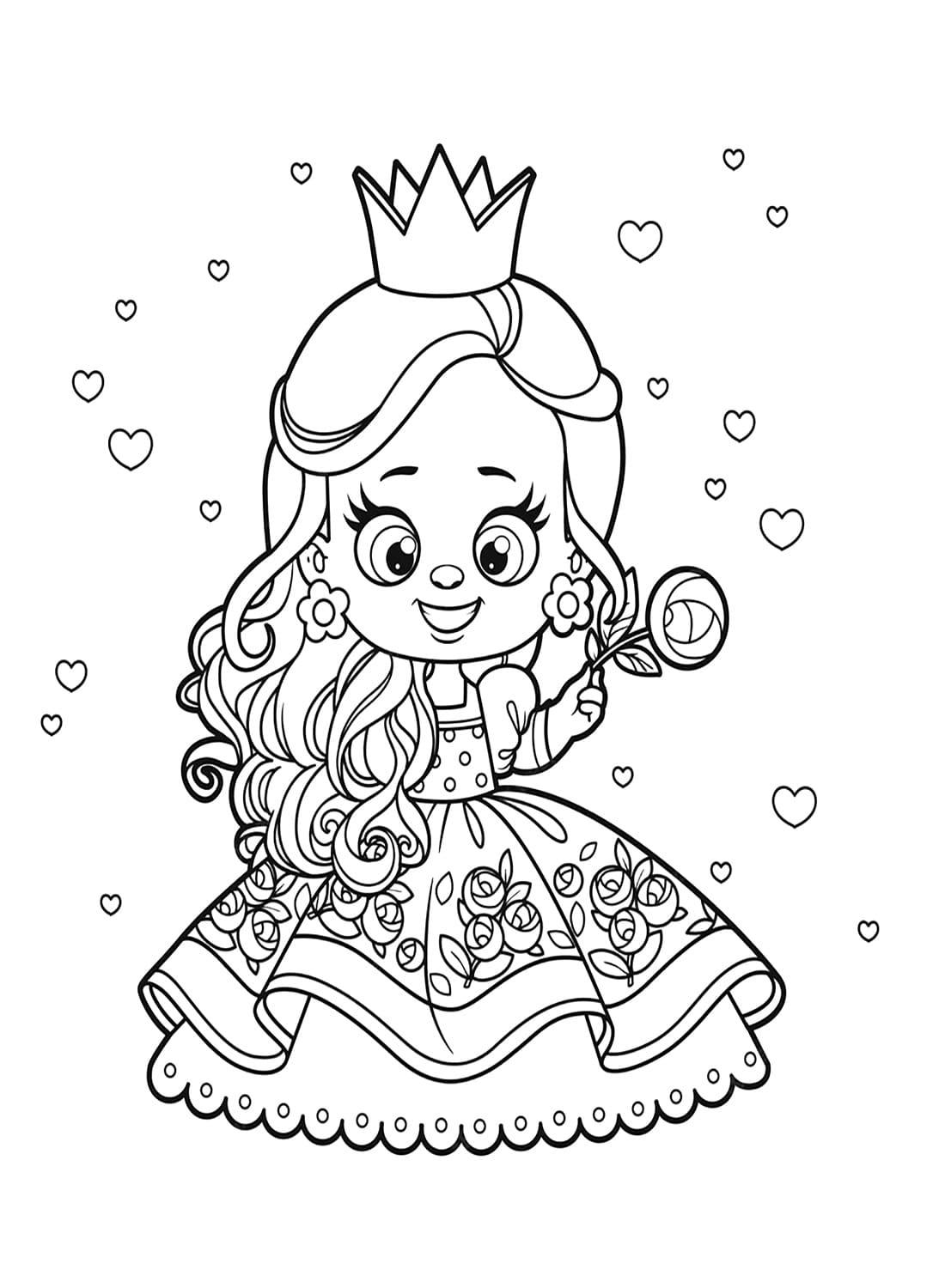 155 Princess Coloring Worksheets FREE Printable 105