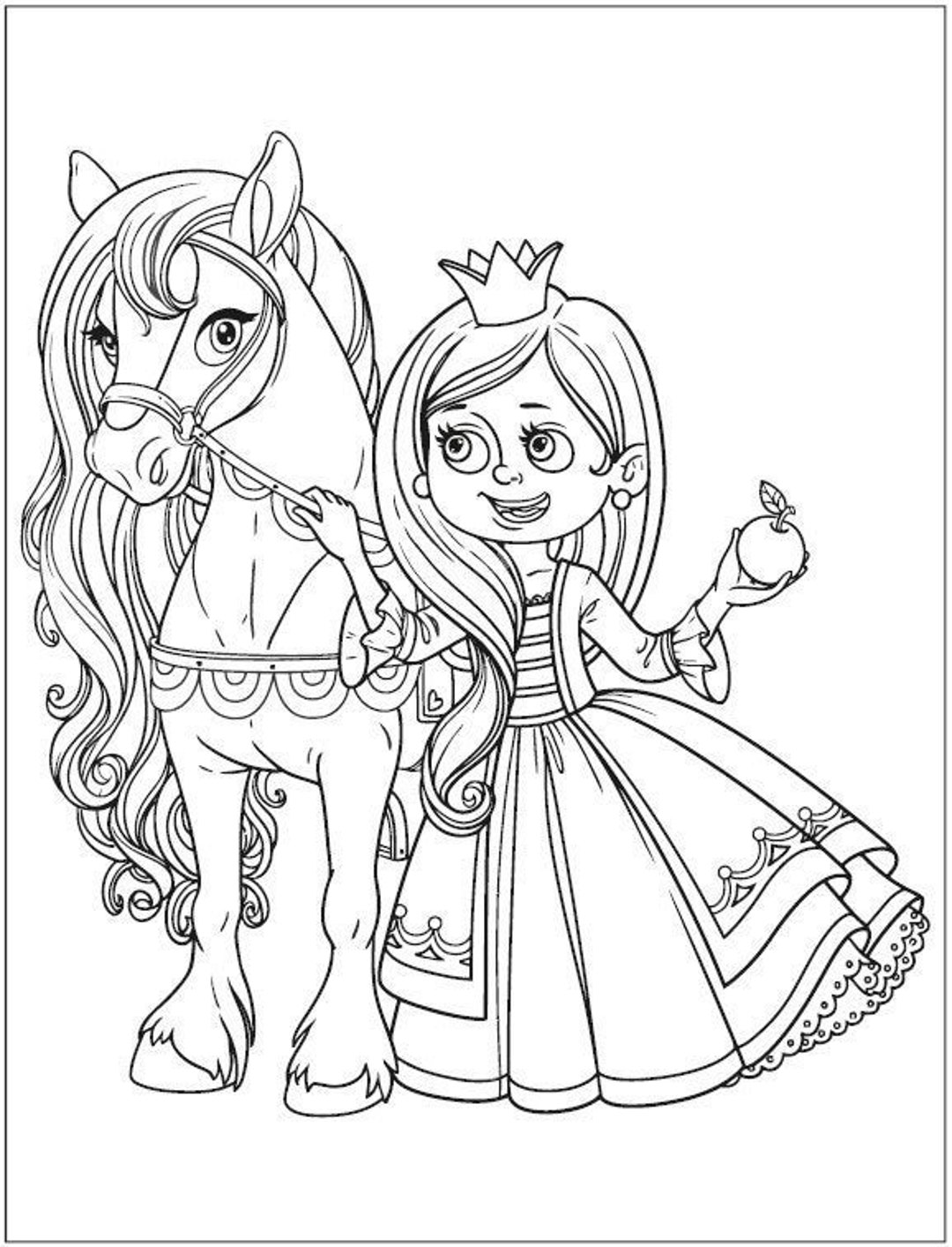 155 Princess Coloring Worksheets FREE Printable 113