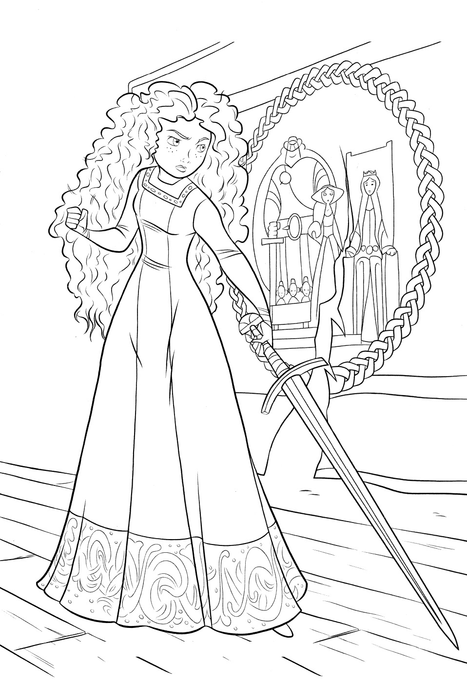 155 Princess Coloring Worksheets FREE Printable 114