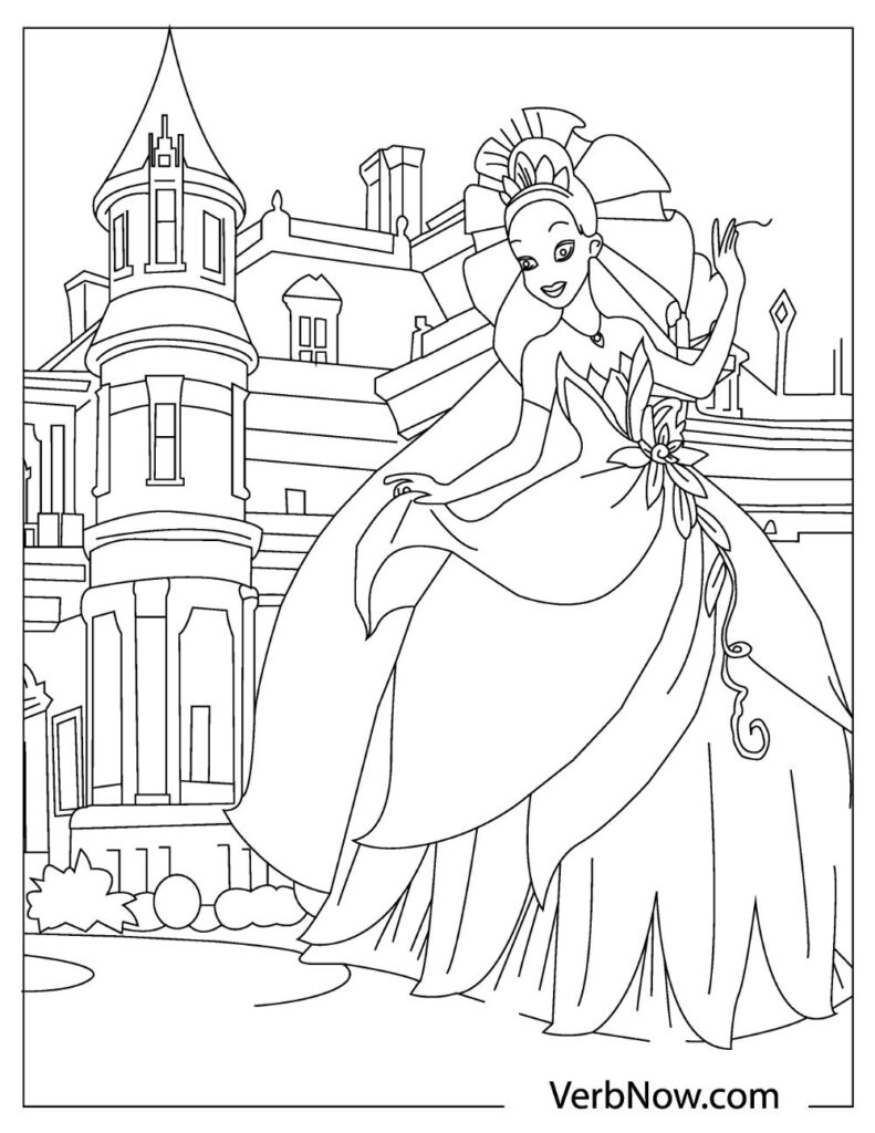 155 Princess Coloring Worksheets FREE Printable 115