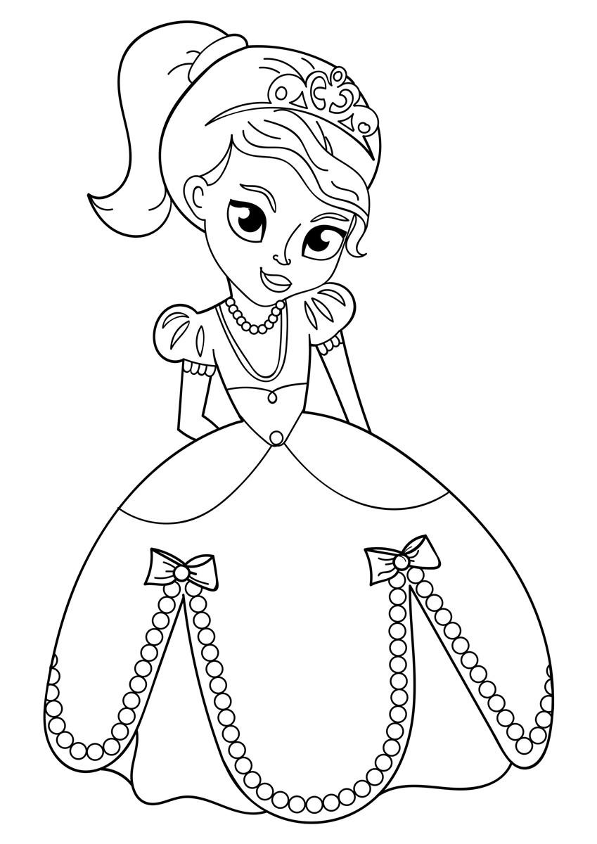 155 Princess Coloring Worksheets FREE Printable 121