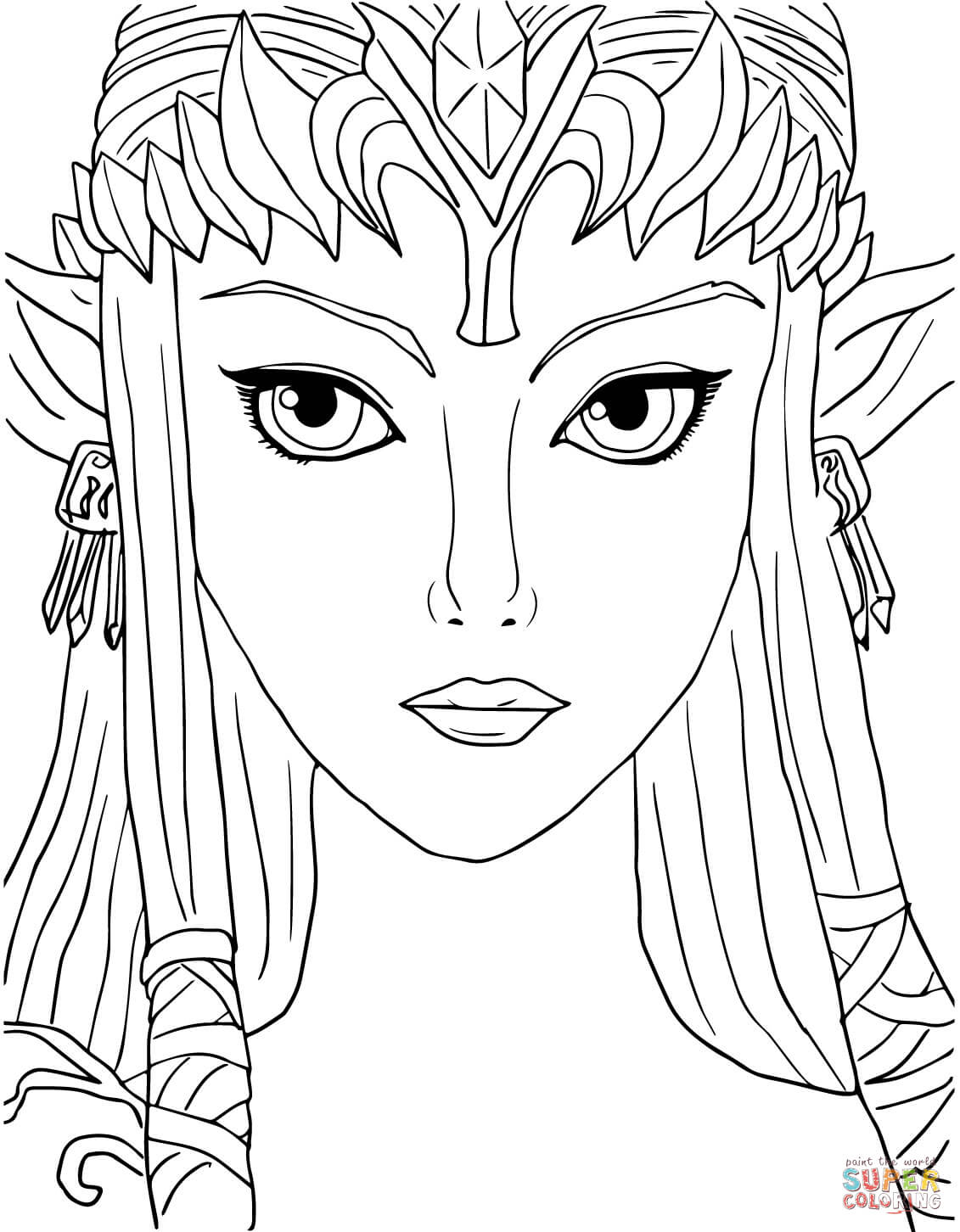 155 Princess Coloring Worksheets FREE Printable 126