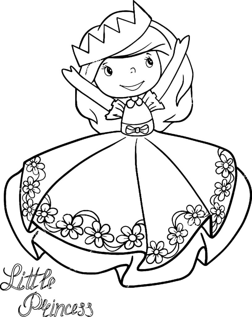 155 Princess Coloring Worksheets FREE Printable 132