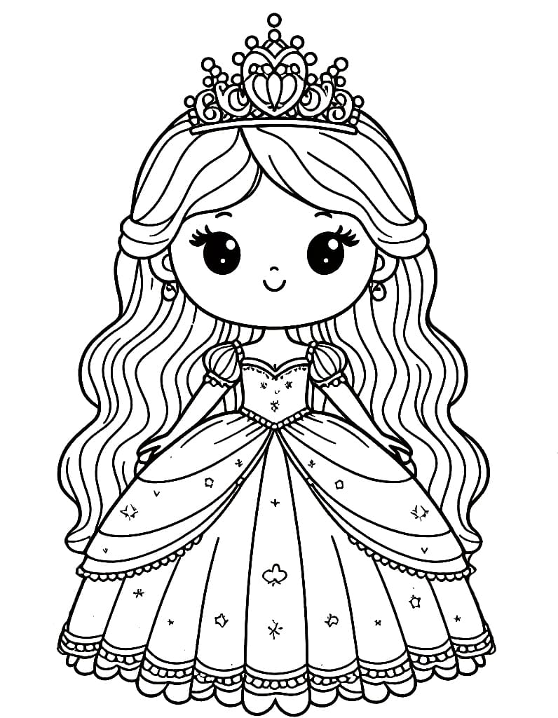 155 Princess Coloring Worksheets FREE Printable 14