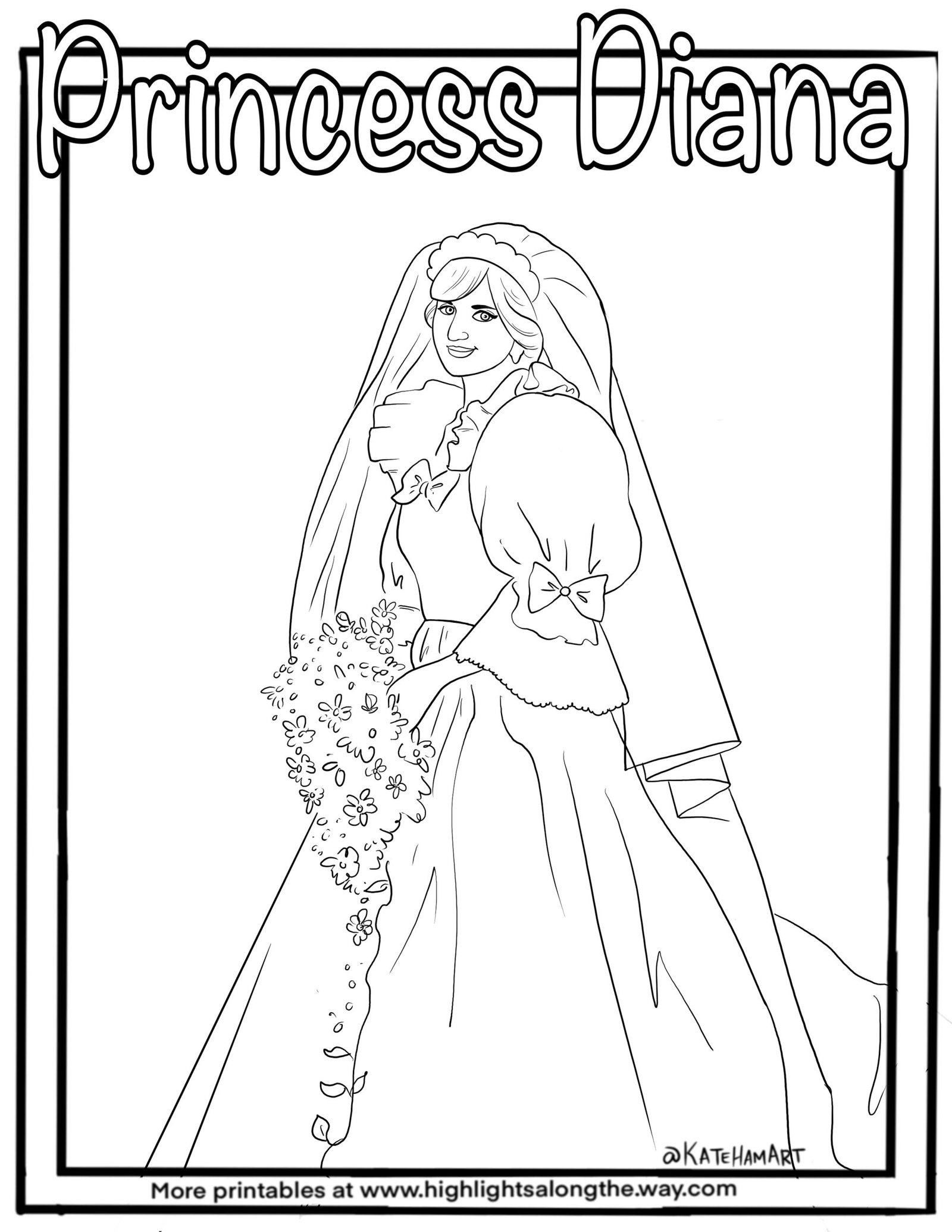 155 Princess Coloring Worksheets FREE Printable 147