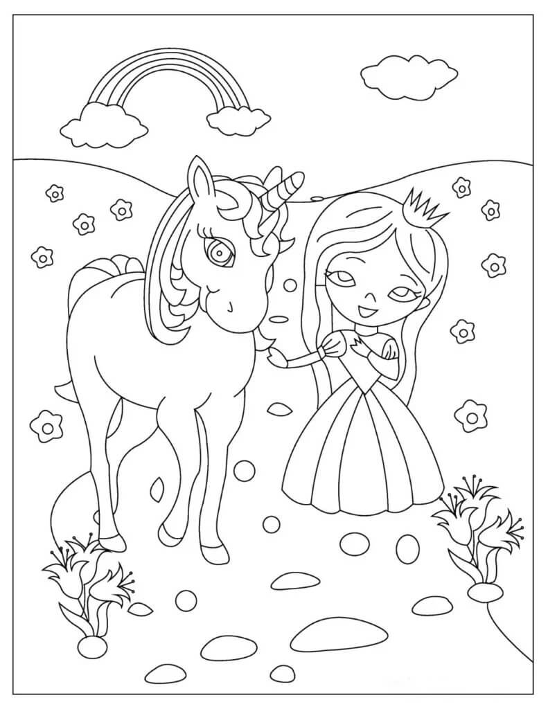 155 Princess Coloring Worksheets FREE Printable 15