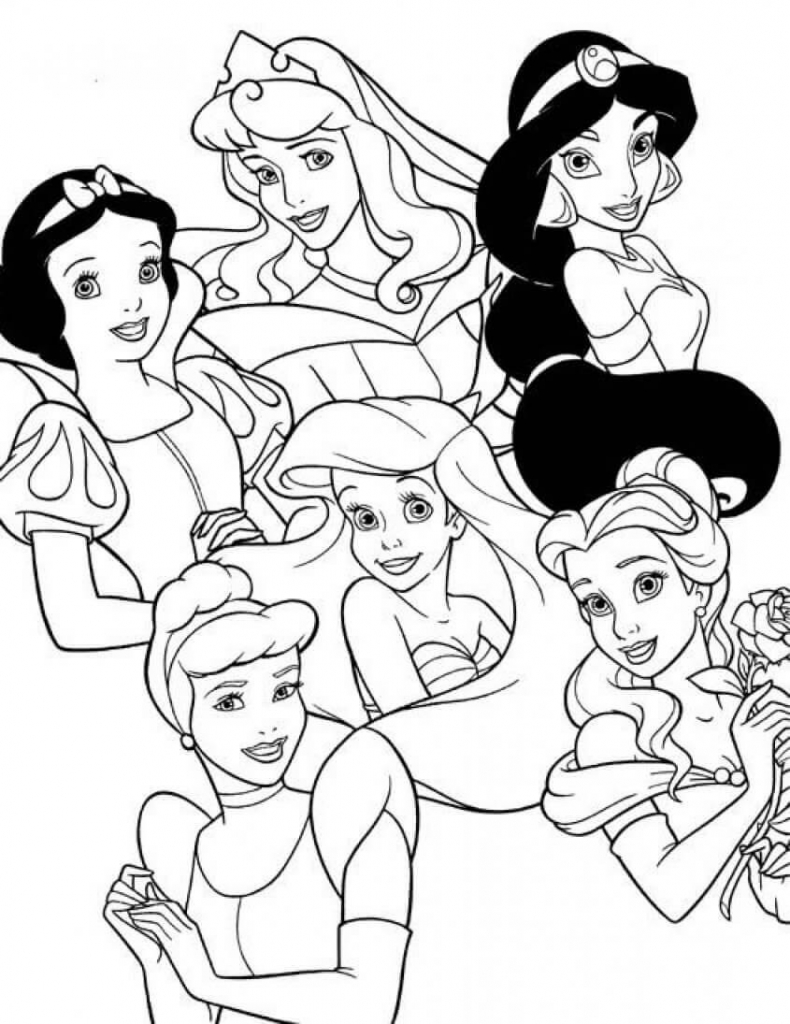 155 Princess Coloring Worksheets FREE Printable 150