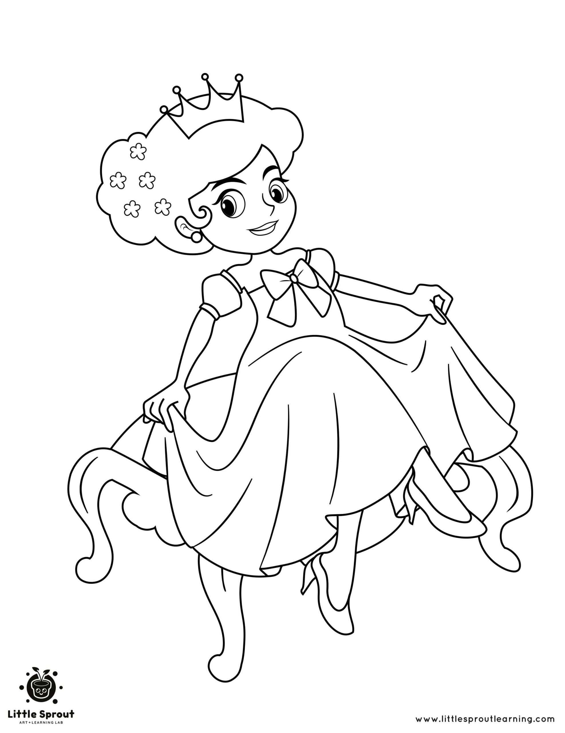 155 Princess Coloring Worksheets FREE Printable 28