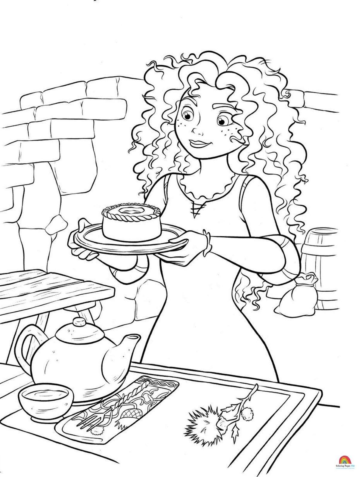 155 Princess Coloring Worksheets FREE Printable 29