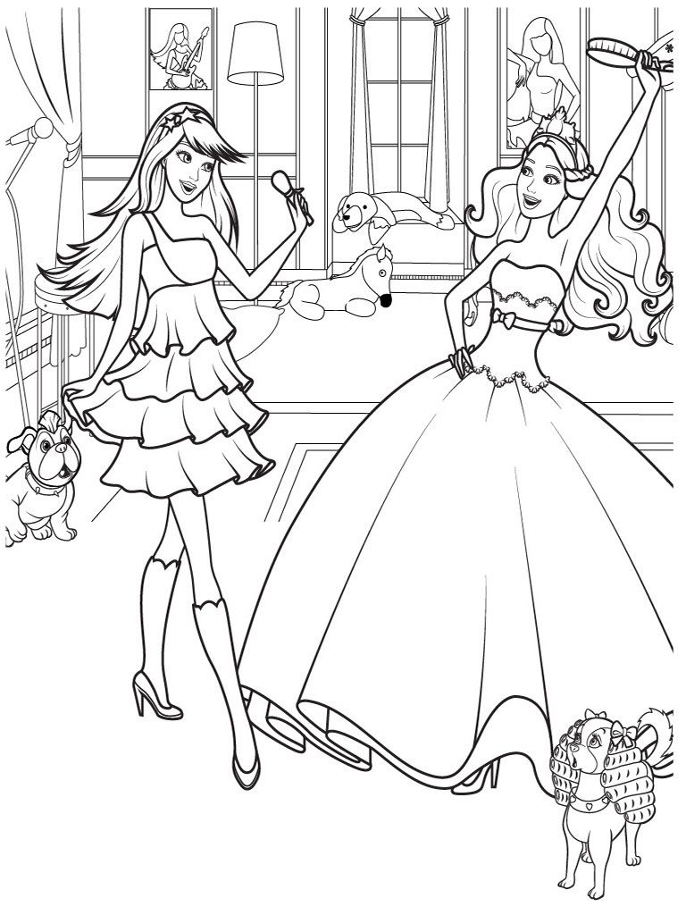 155 Princess Coloring Worksheets FREE Printable 32