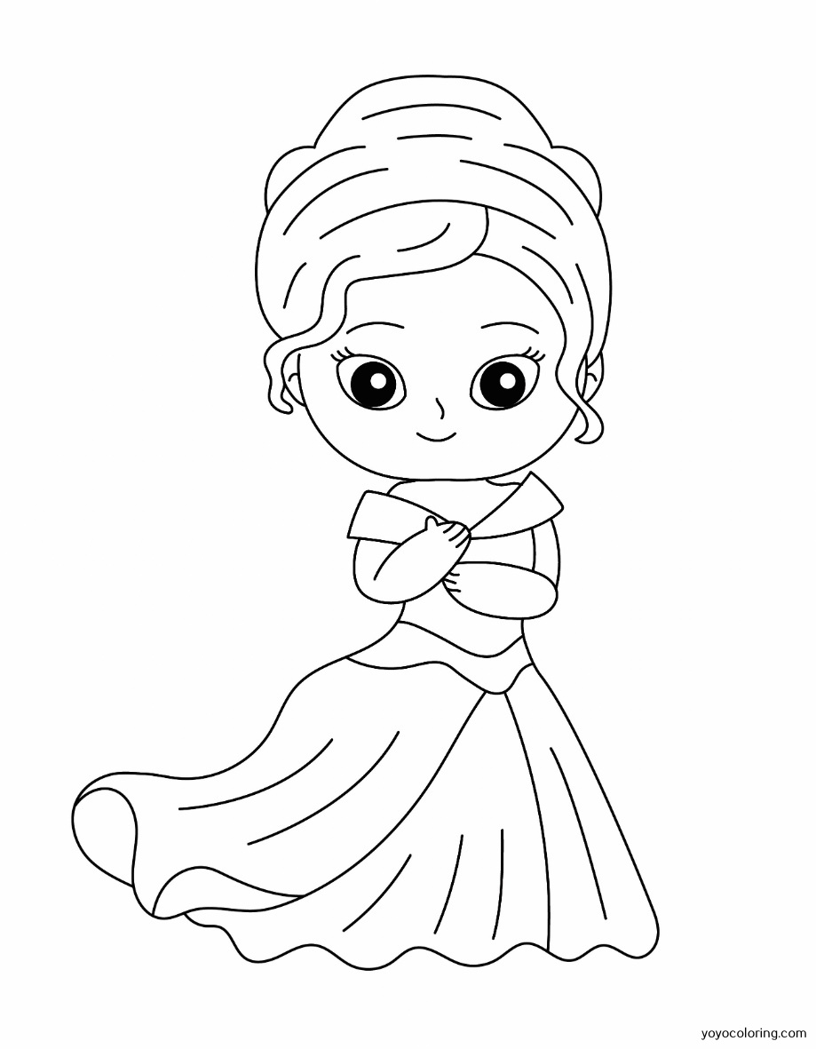 155 Princess Coloring Worksheets FREE Printable 34