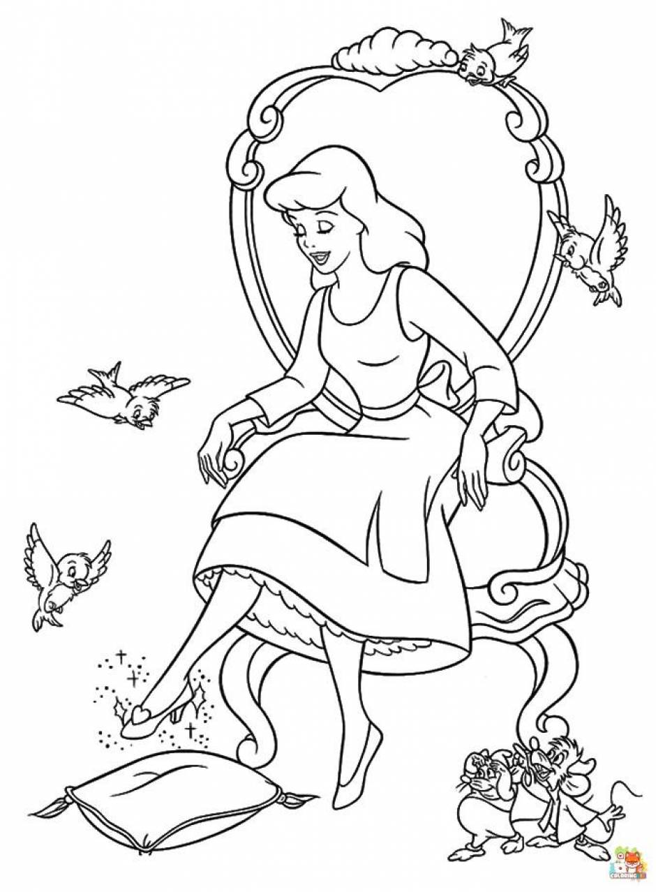 155 Princess Coloring Worksheets FREE Printable 36