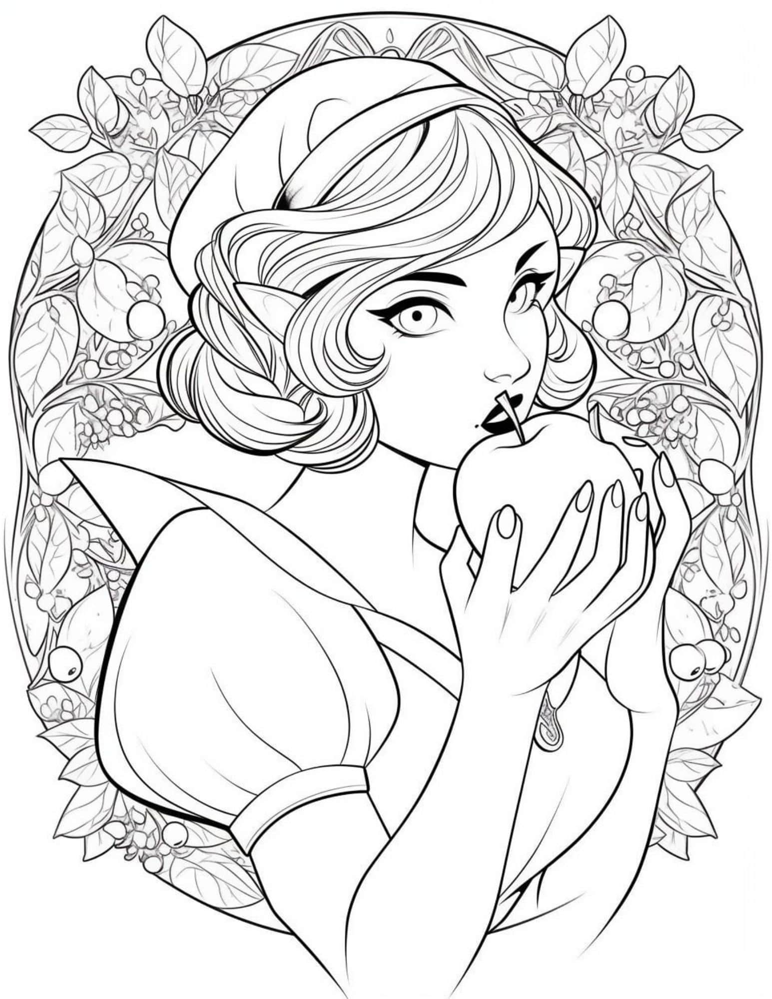 155 Princess Coloring Worksheets FREE Printable 37