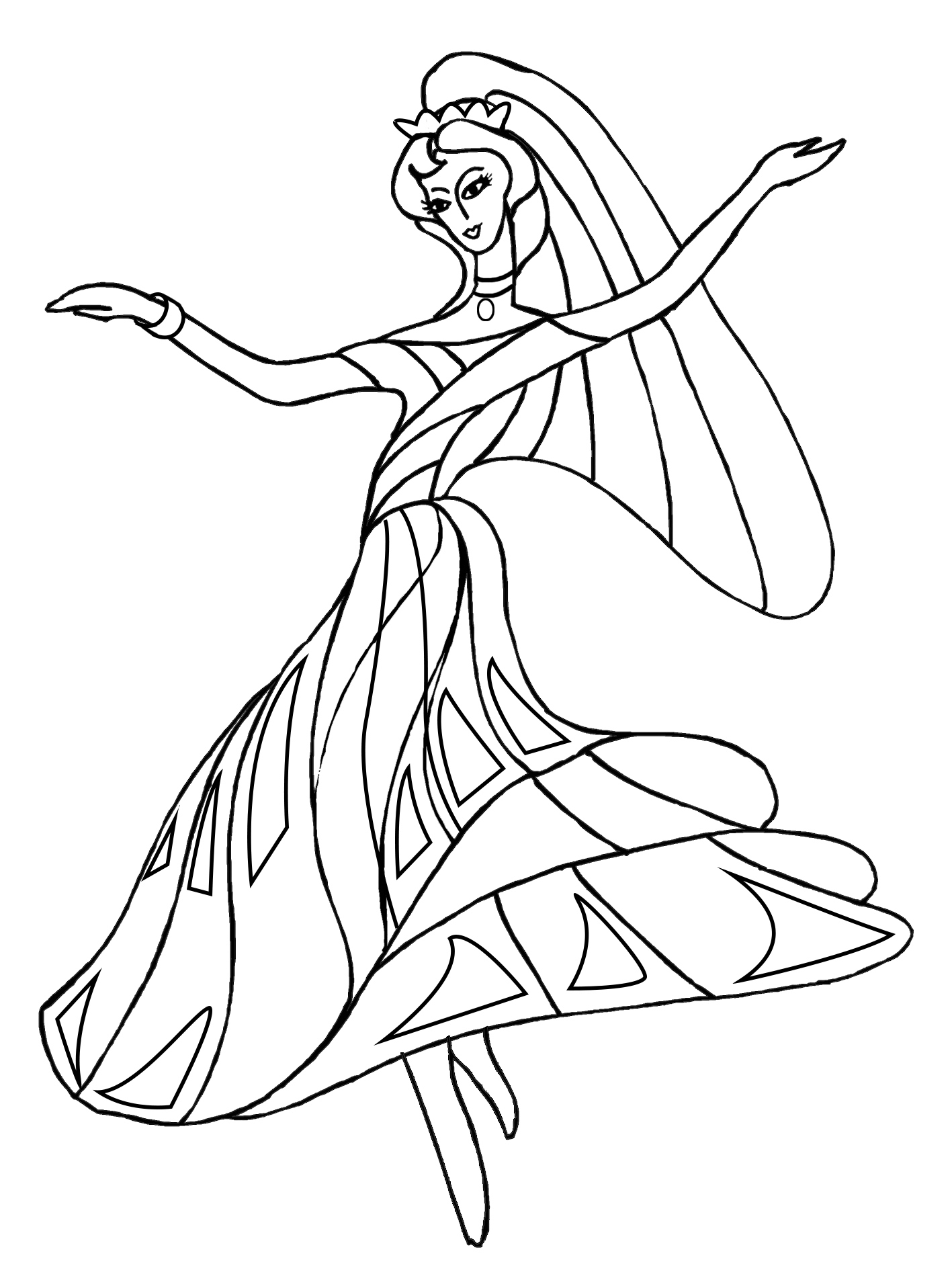 155 Princess Coloring Worksheets FREE Printable 38