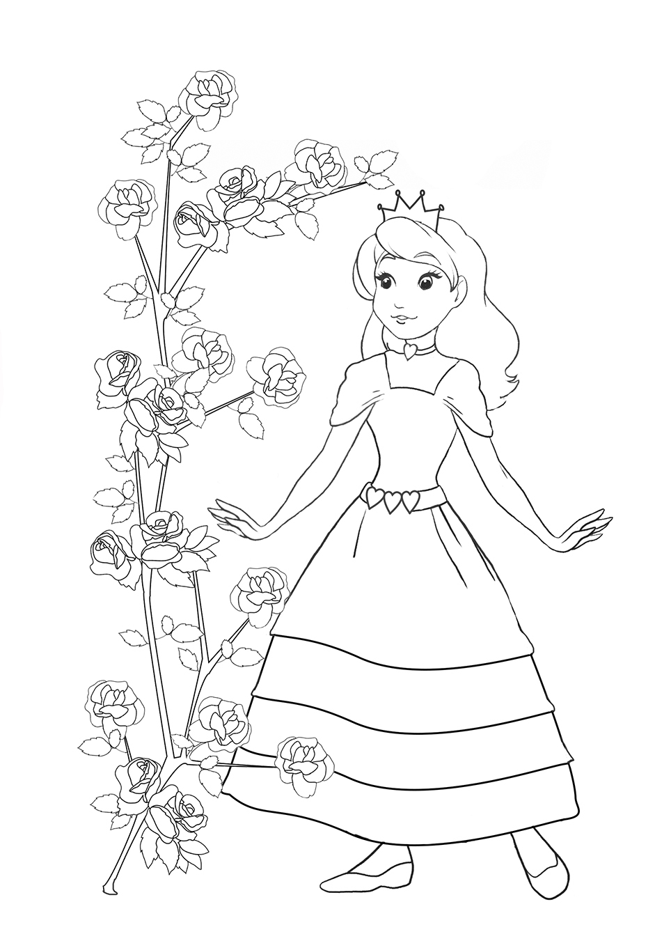 155 Princess Coloring Worksheets FREE Printable 39