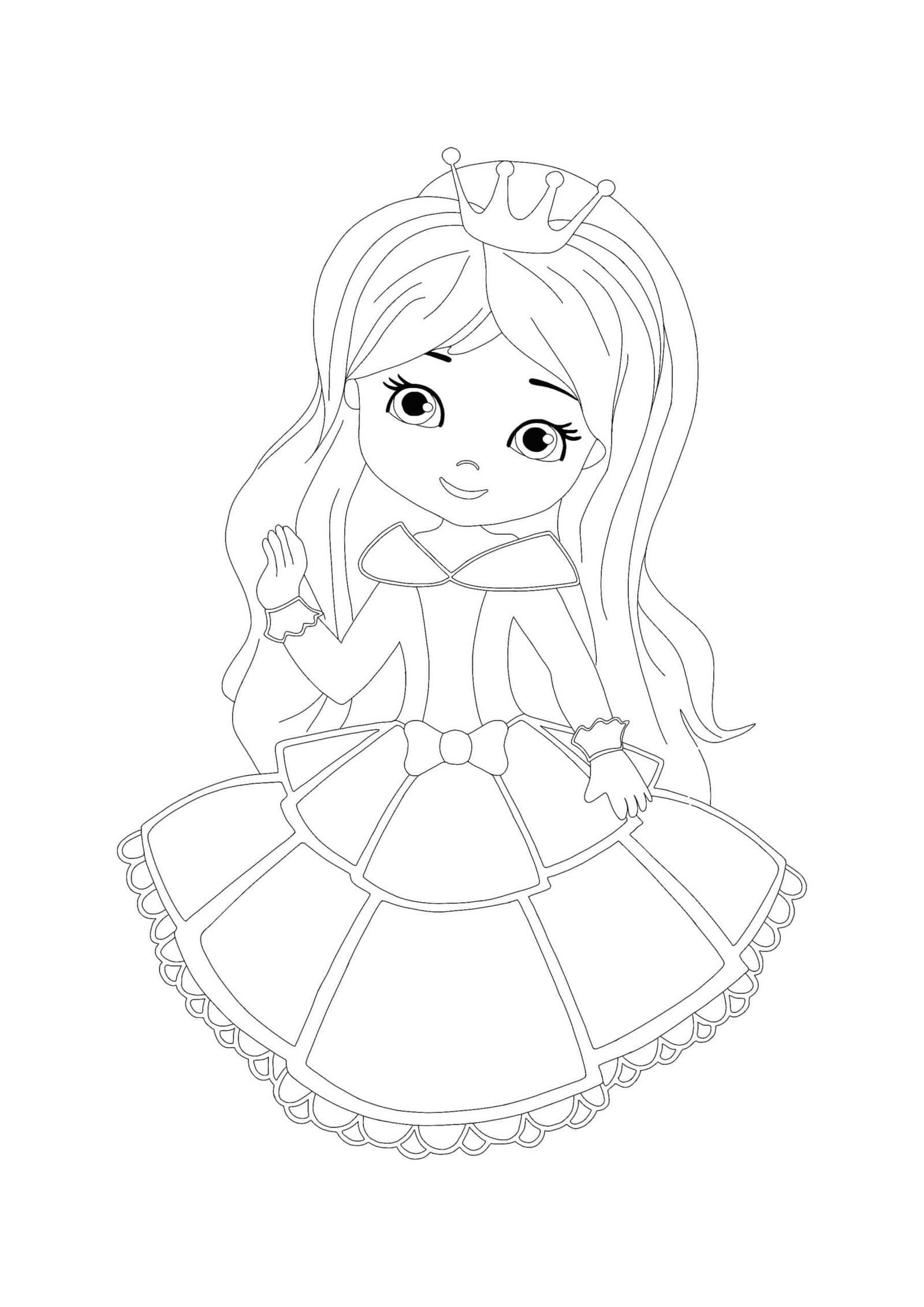 155 Princess Coloring Worksheets FREE Printable 4