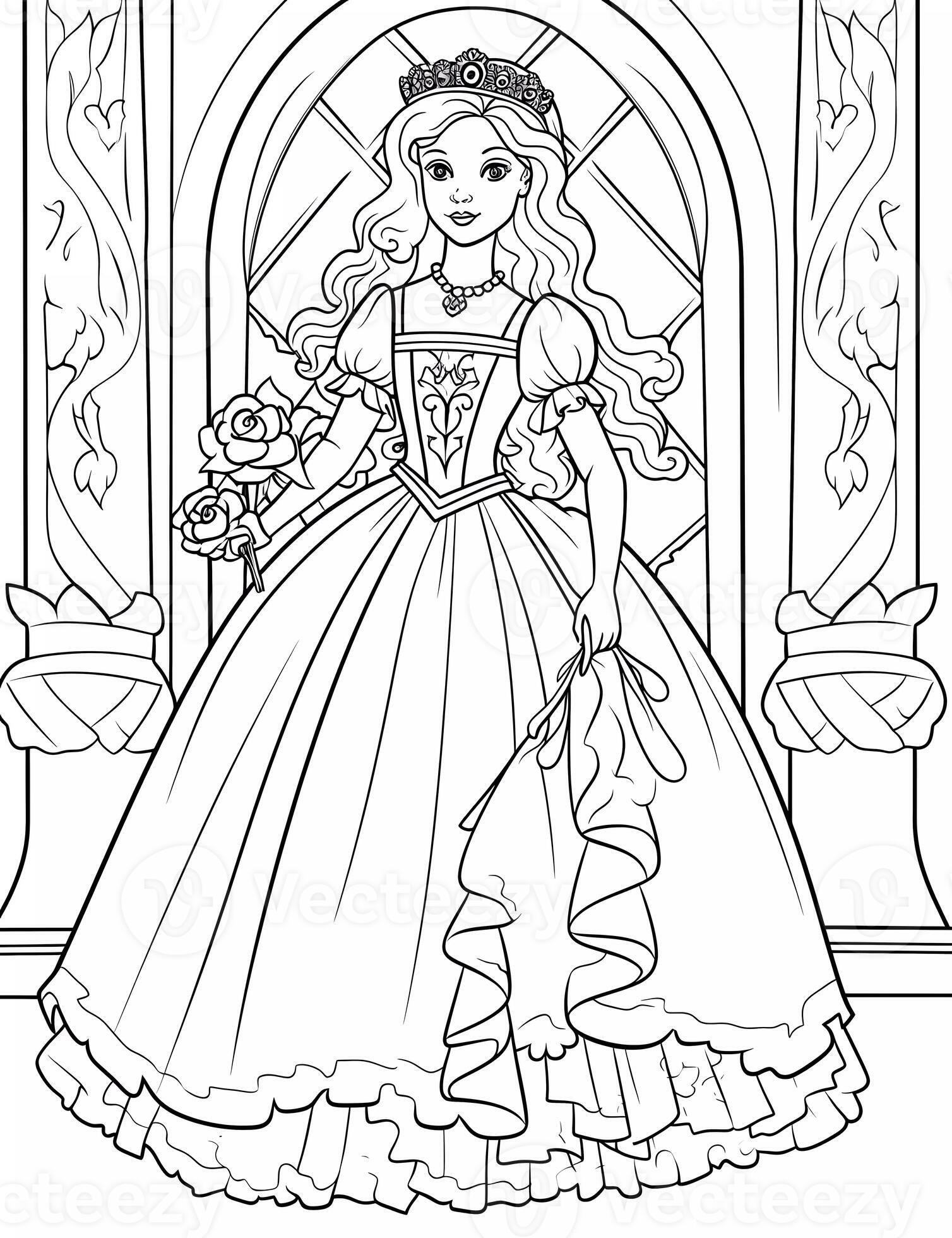 155 Princess Coloring Worksheets FREE Printable 48