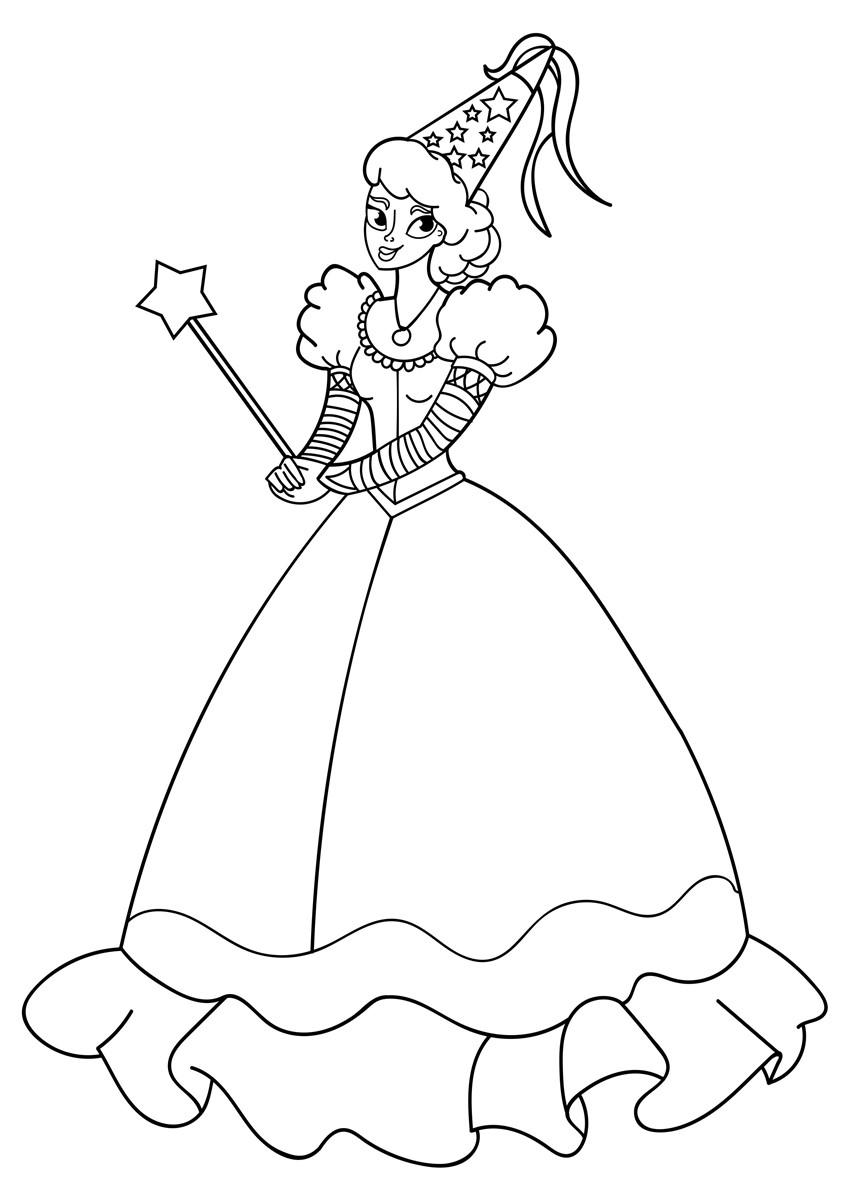 155 Princess Coloring Worksheets FREE Printable 49