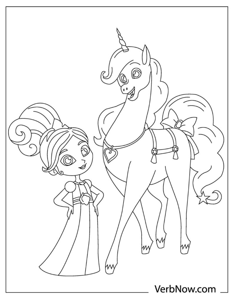 155 Princess Coloring Worksheets FREE Printable 52