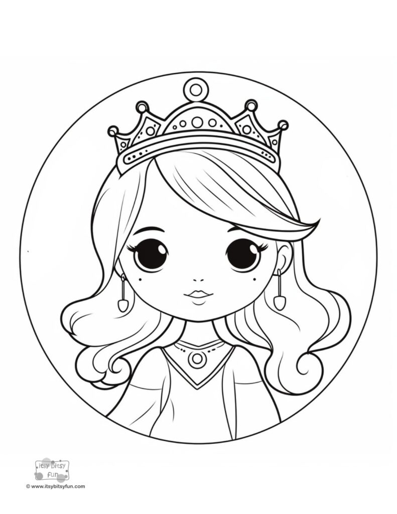 155 Princess Coloring Worksheets FREE Printable 53