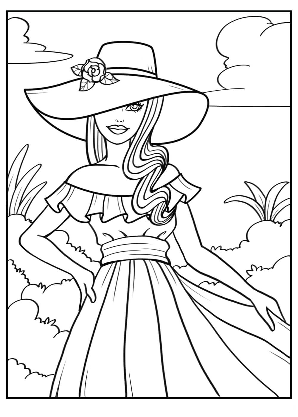 155 Princess Coloring Worksheets FREE Printable 57