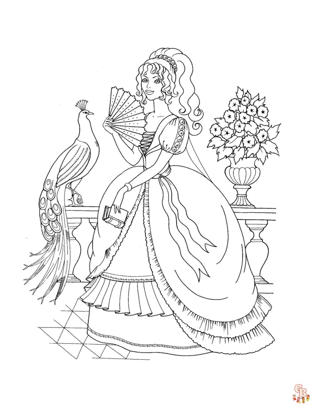 155 Princess Coloring Worksheets FREE Printable 60