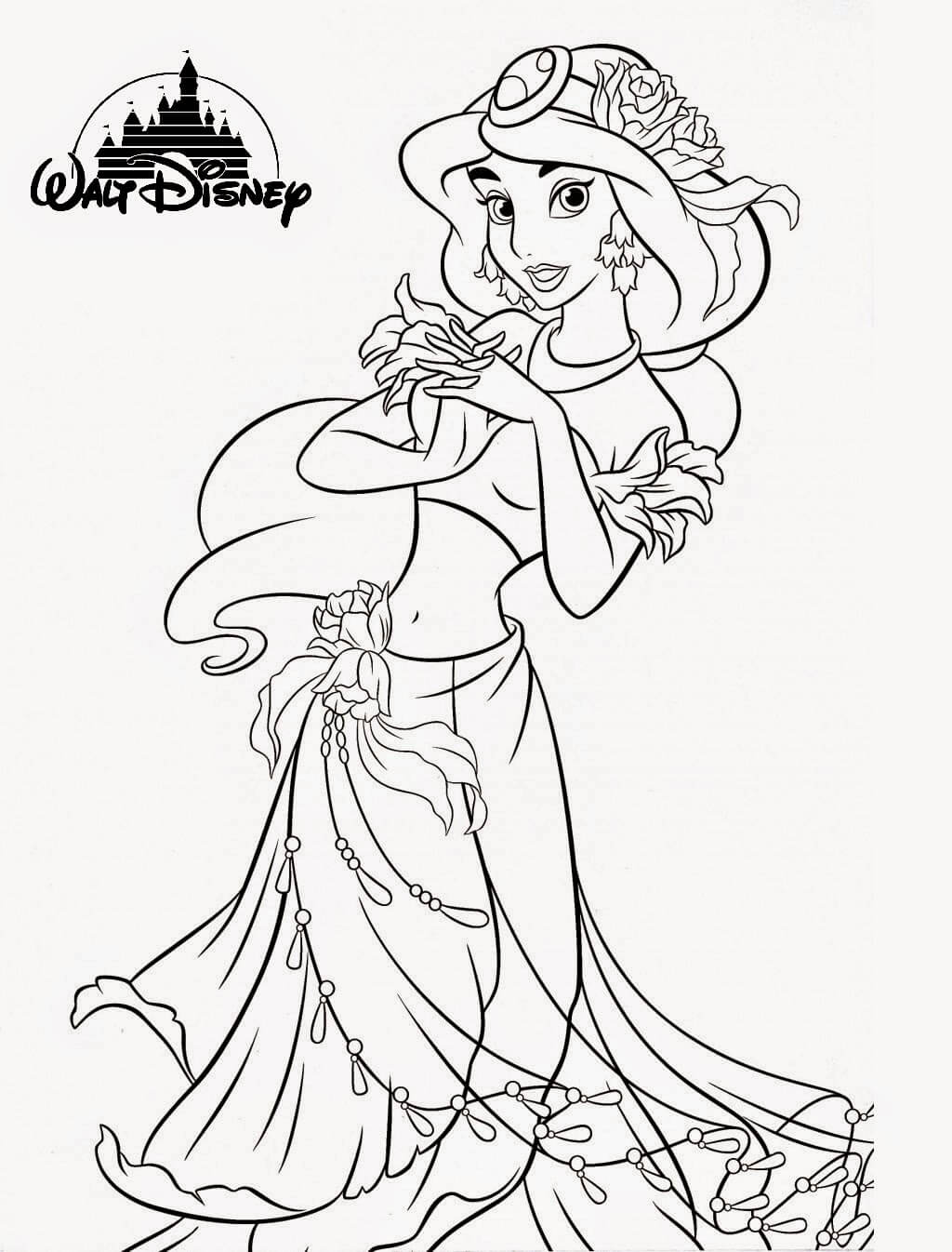 155 Princess Coloring Worksheets FREE Printable 66