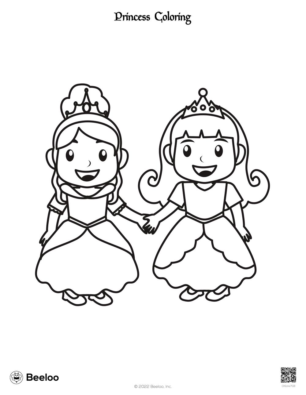 155 Princess Coloring Worksheets FREE Printable 72