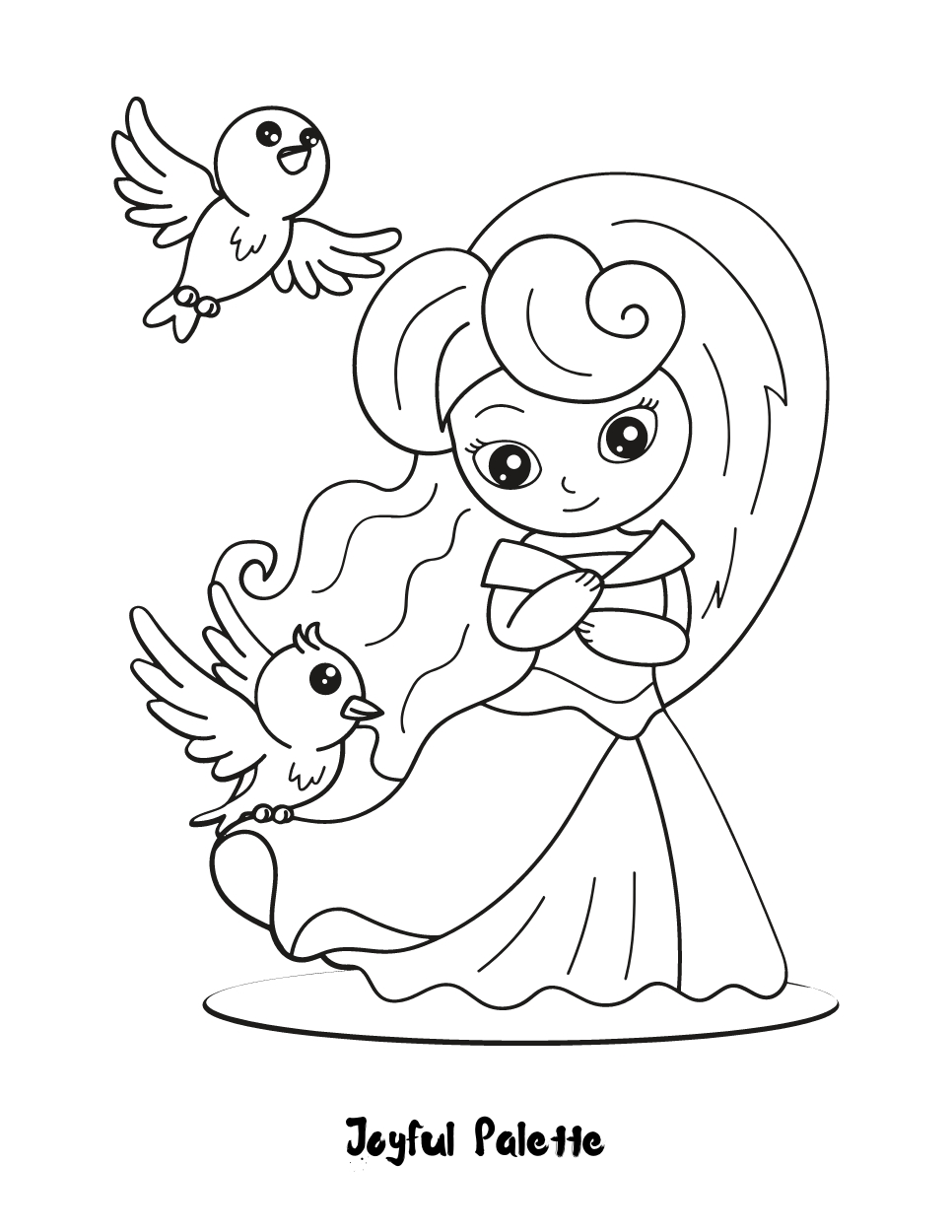 155 Princess Coloring Worksheets FREE Printable 74