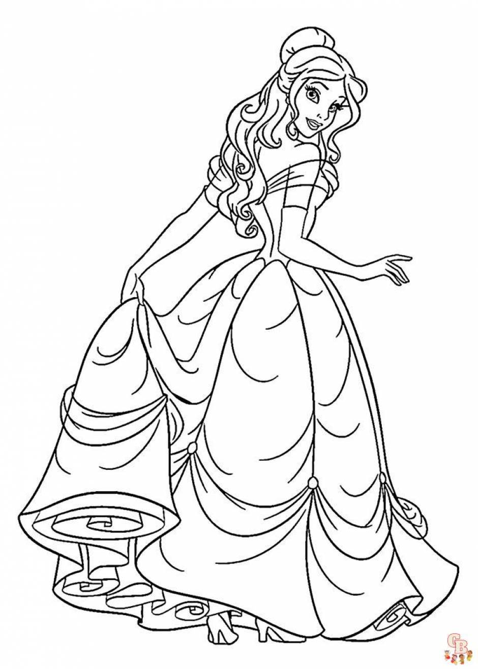 155 Princess Coloring Worksheets FREE Printable 83