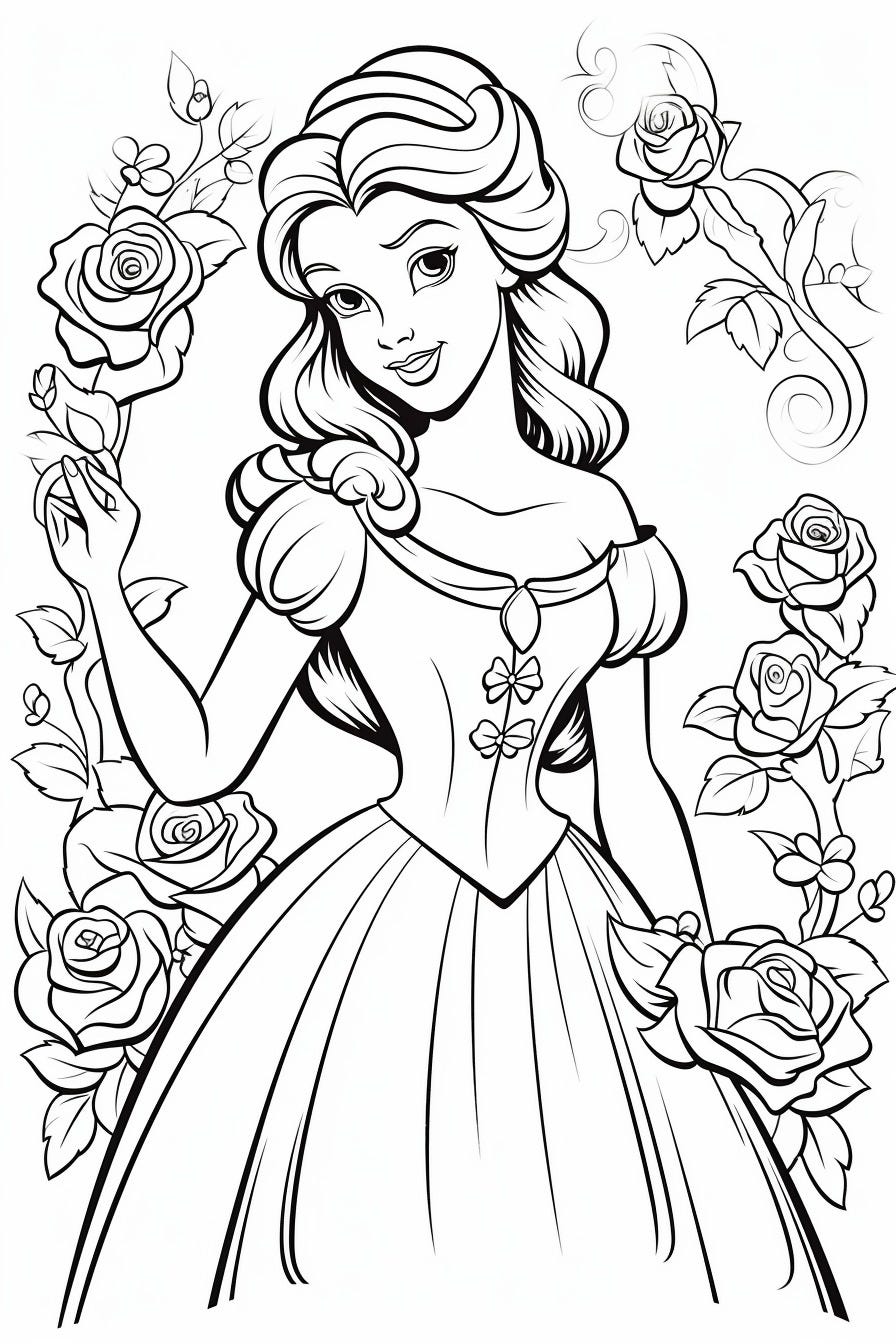 155 Princess Coloring Worksheets FREE Printable 85