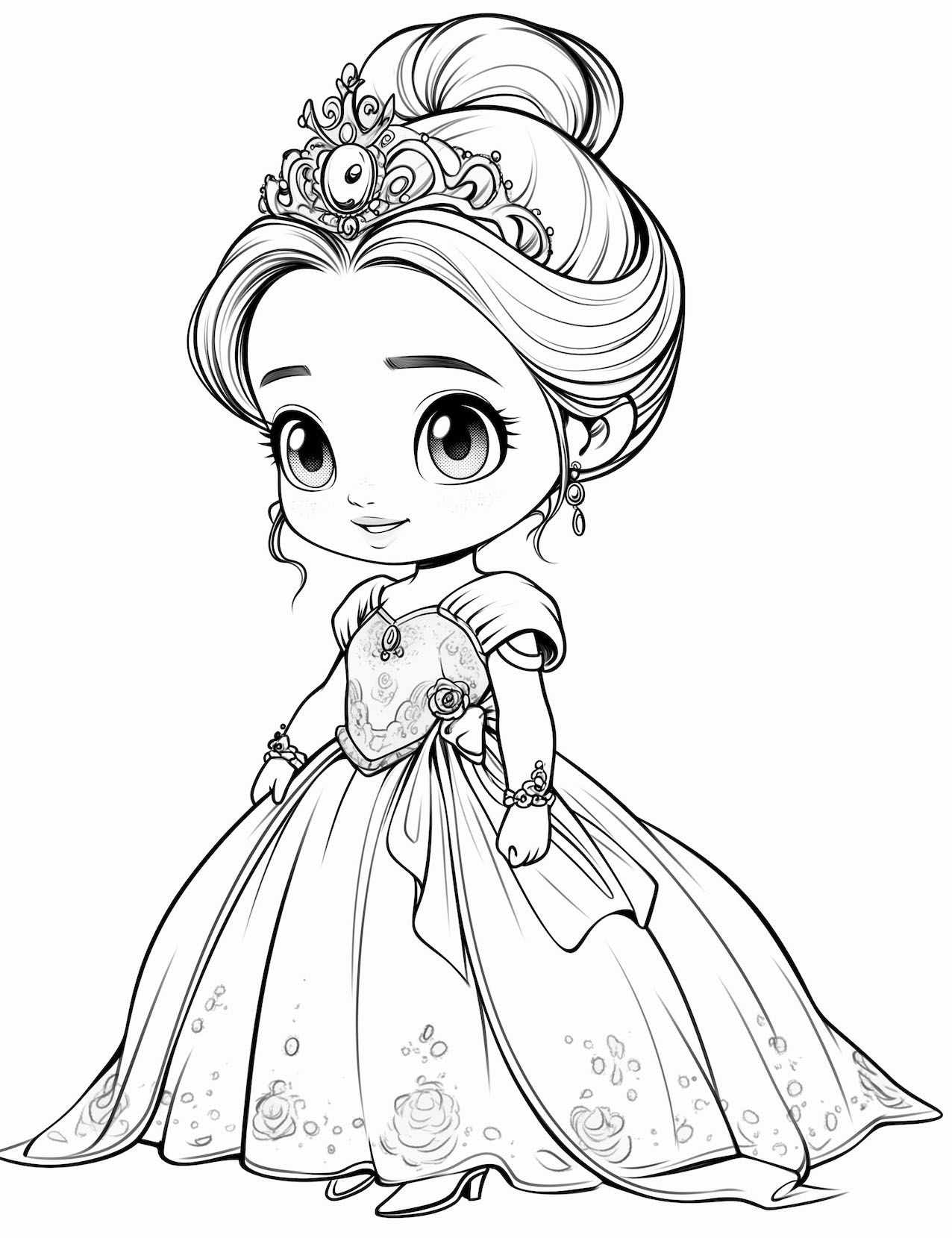 155 Princess Coloring Worksheets FREE Printable 87