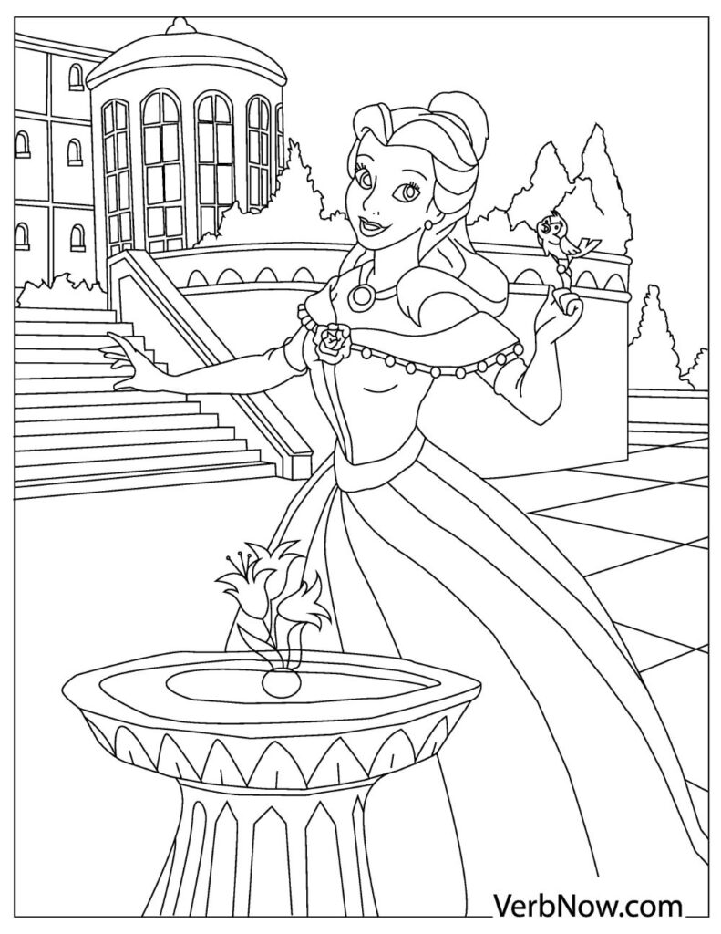 155 Princess Coloring Worksheets FREE Printable 96