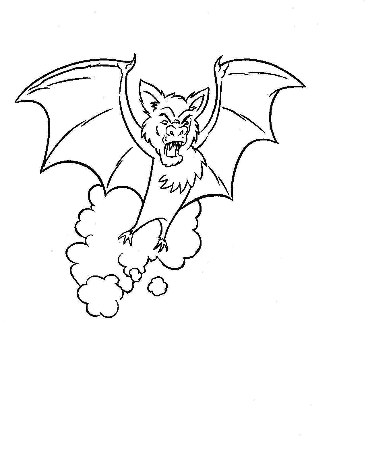 180+ Bat Coloring Page Ideas 167