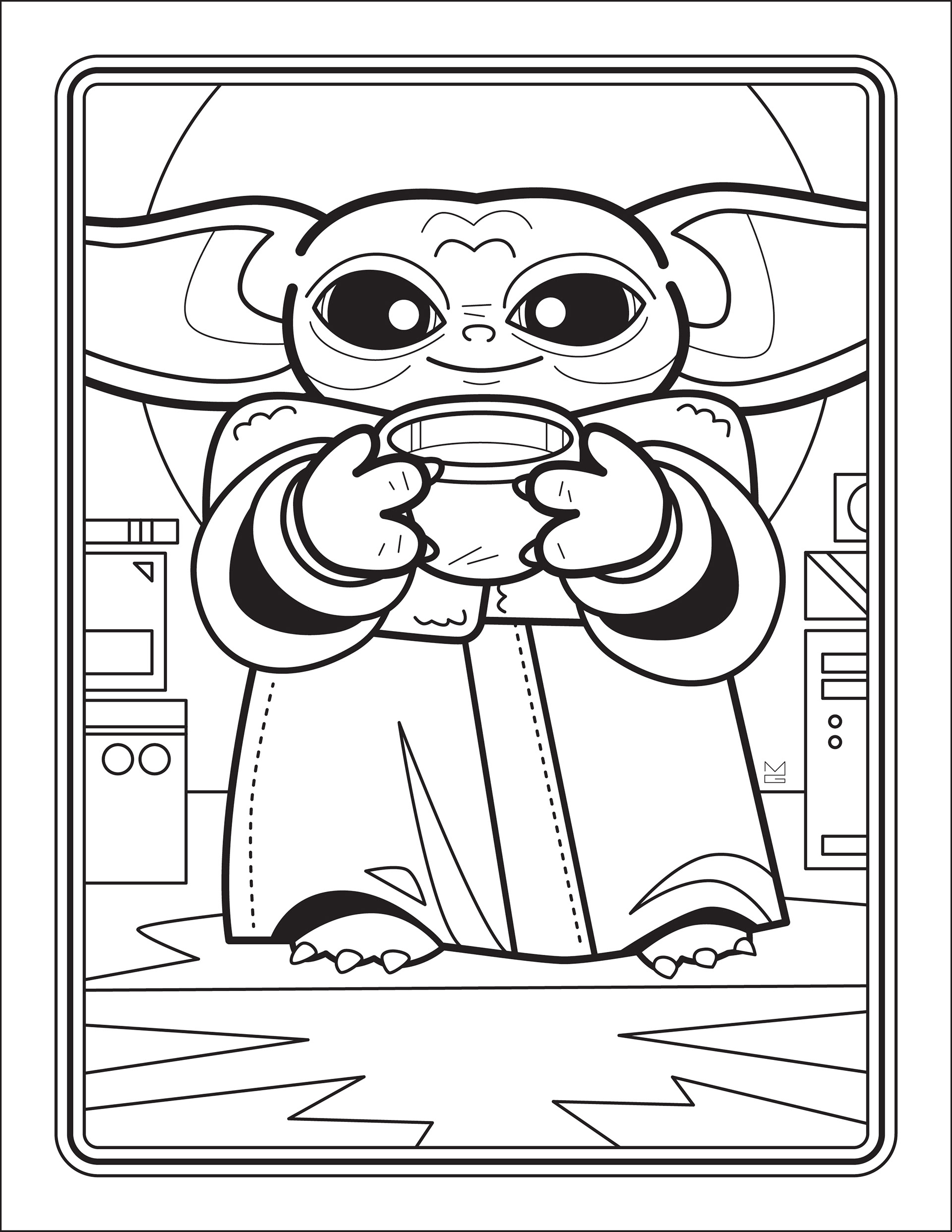 180+ Mandalorian Coloring Pages: Star Wars Coloring Fun 10