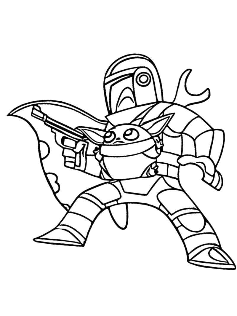 180+ Mandalorian Coloring Pages: Star Wars Coloring Fun 52