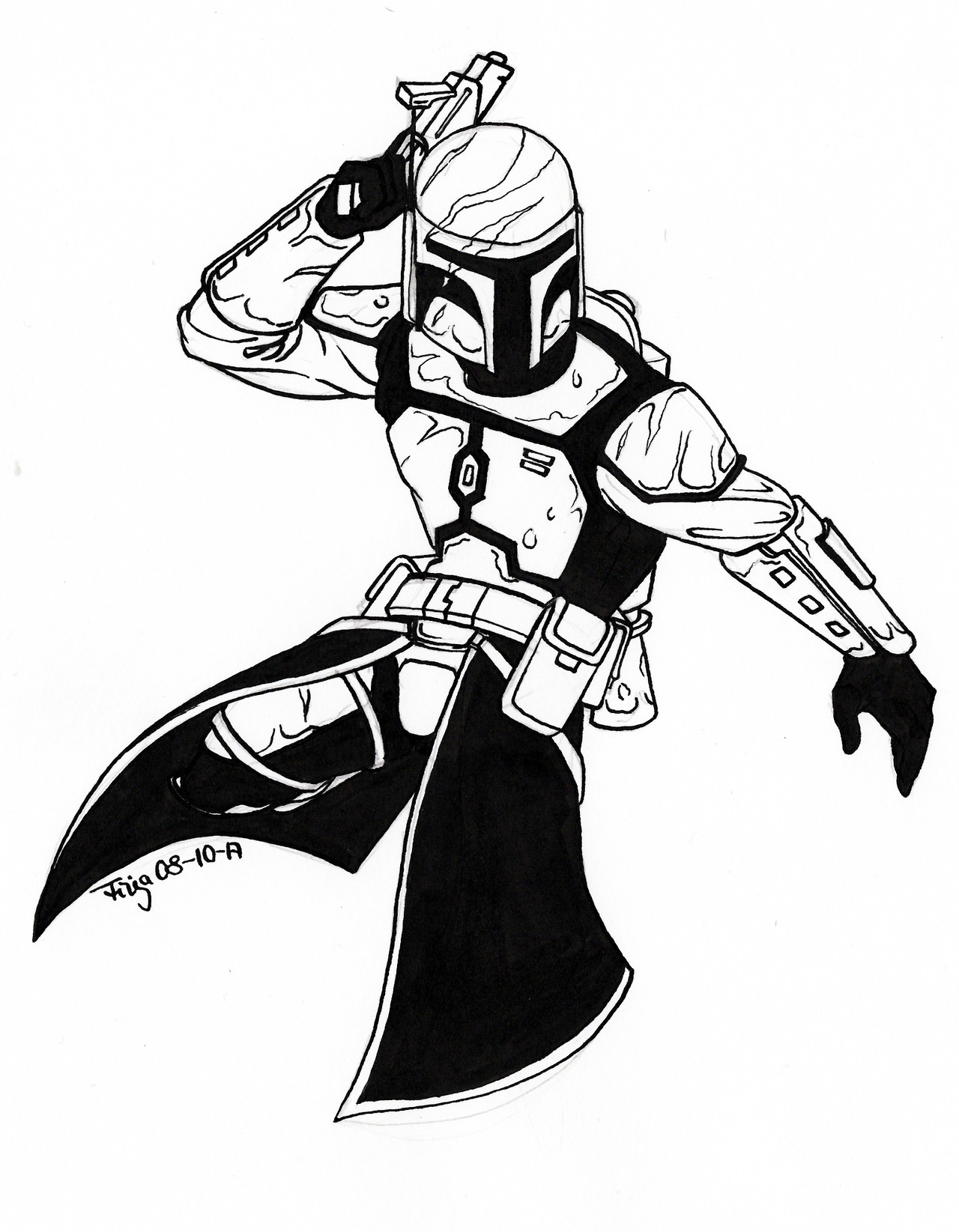 180+ Mandalorian Coloring Pages: Star Wars Coloring Fun 7