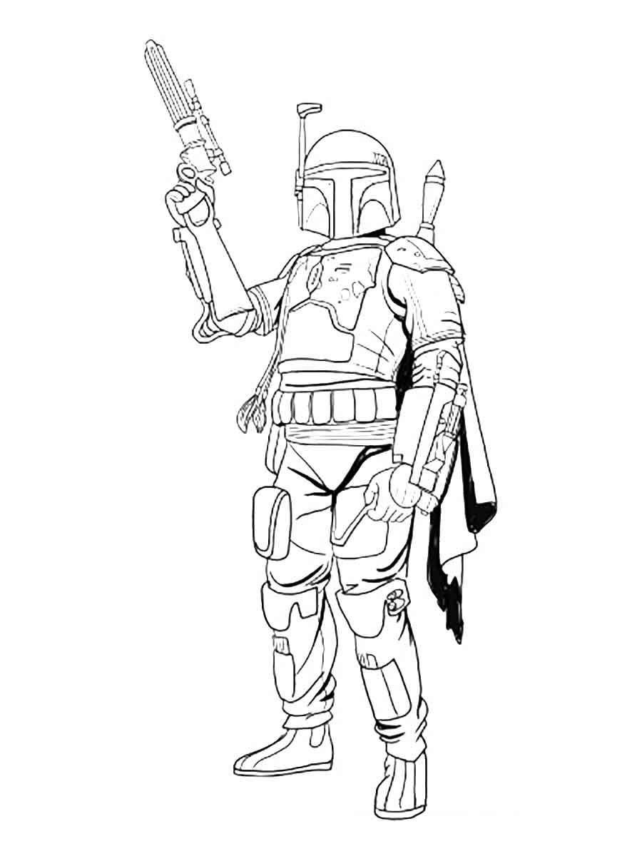 180+ Mandalorian Coloring Pages: Star Wars Coloring Fun 71