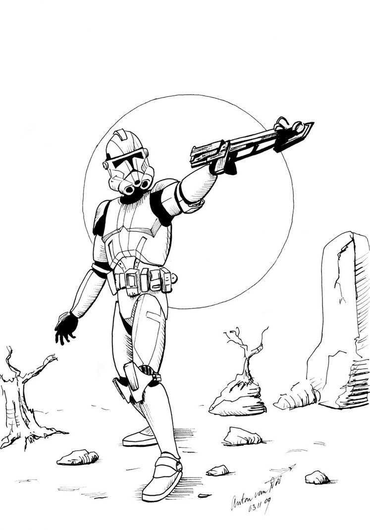 180+ Mandalorian Coloring Pages: Star Wars Coloring Fun 79