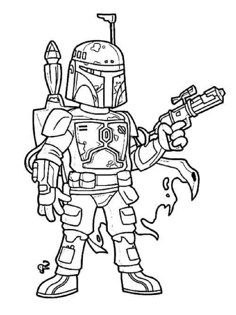 180+ Mandalorian Coloring Pages: Star Wars Coloring Fun 91