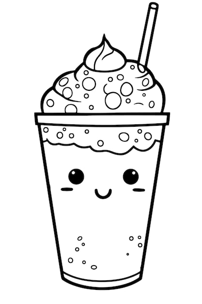 180+ Slushie Coloring Pages Printable 20