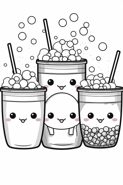 180+ Slushie Coloring Pages Printable 36