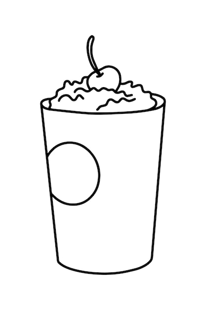 180+ Slushie Coloring Pages Printable 70