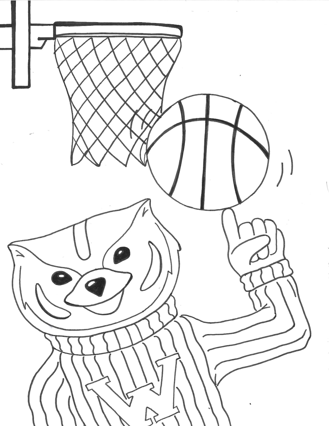 190 Basketball Coloring Pages: Slam Dunk Creativity 156