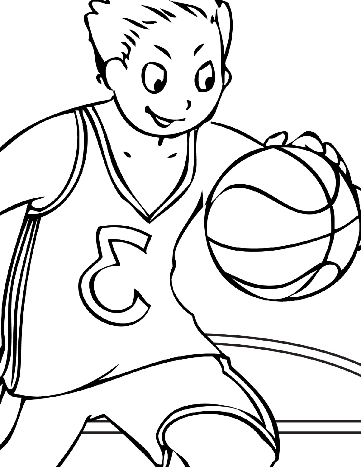 190 Basketball Coloring Pages: Slam Dunk Creativity 159