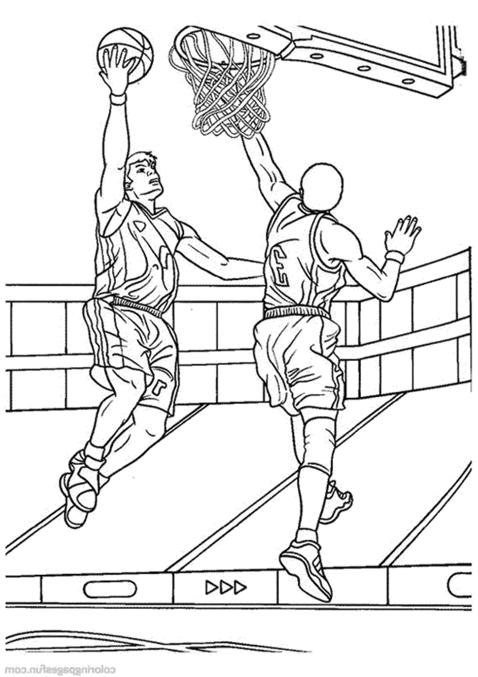 190 Basketball Coloring Pages: Slam Dunk Creativity 182