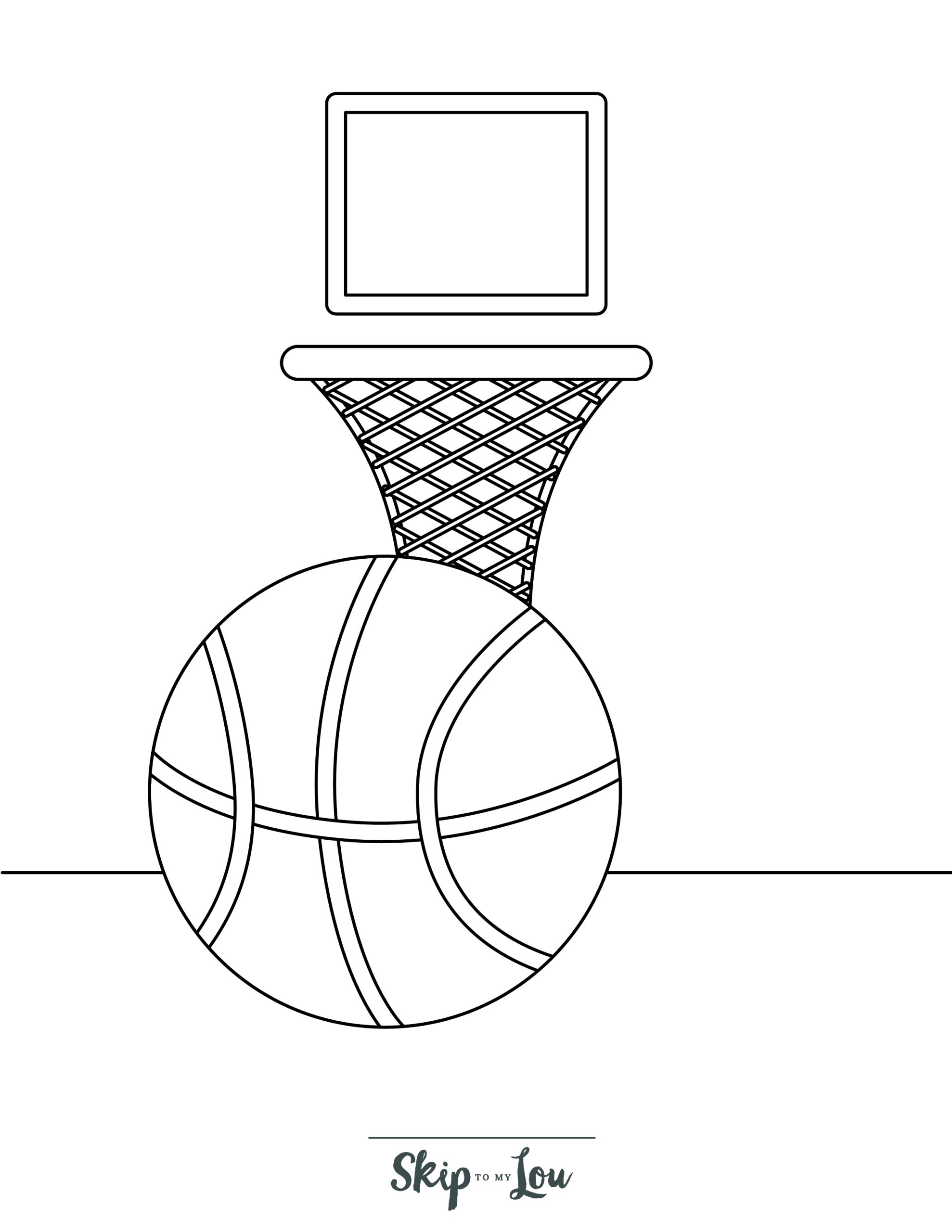 190 Basketball Coloring Pages: Slam Dunk Creativity 184